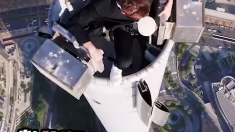 Watch as MrBeast conquers his fear of heights