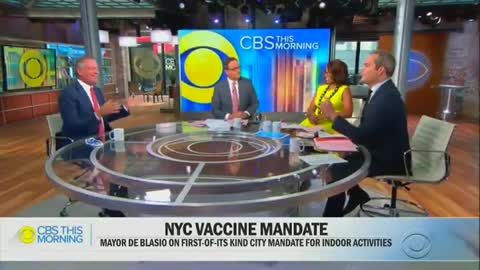 De Blasio suggests families might be separated if children aren't vaccinated: