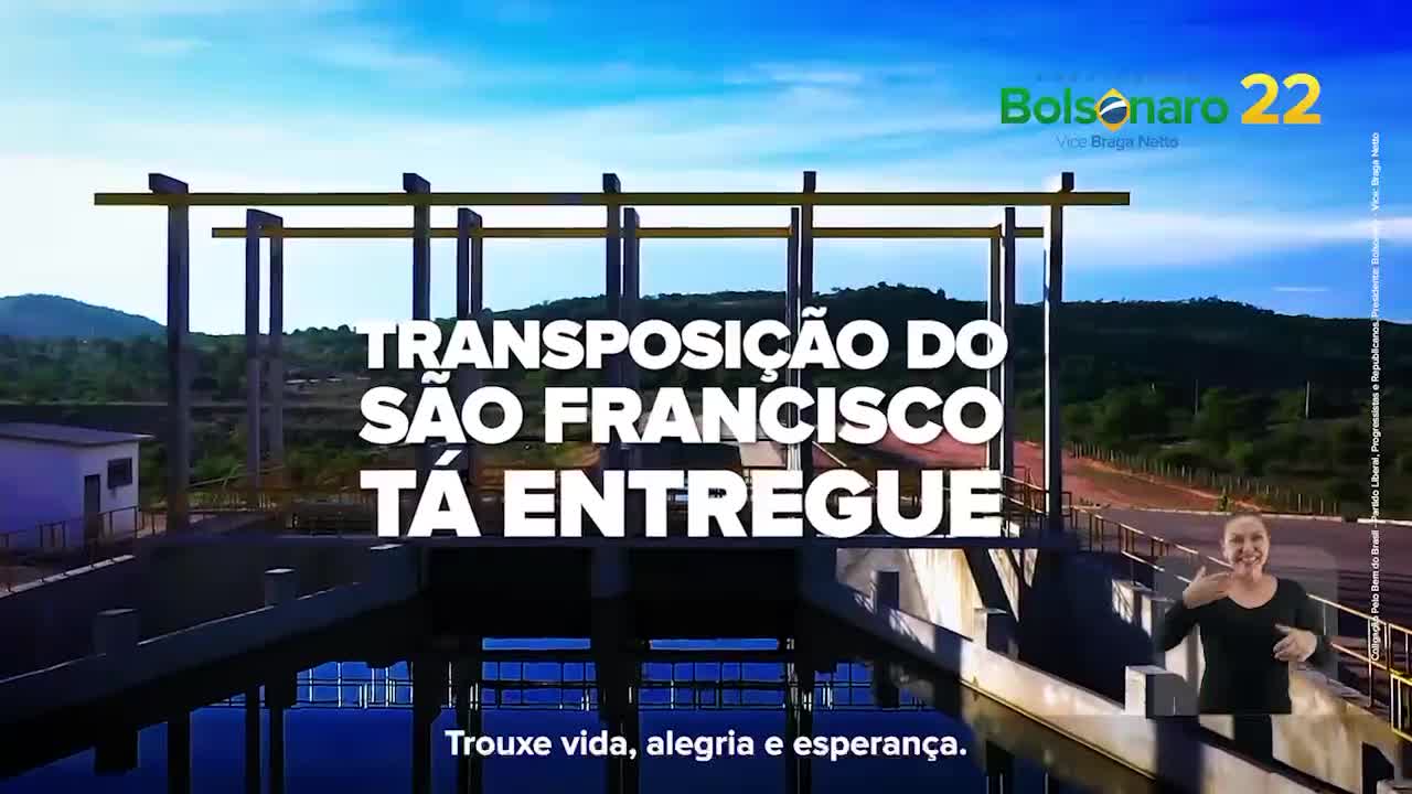 Bolsonaro: Michele sobre a transposição