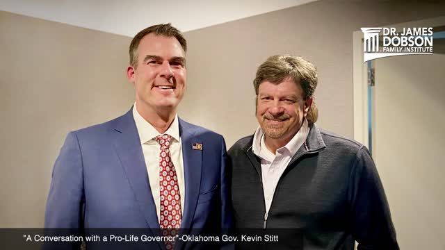 A Conversation with a Pro-Life Governor with Guest Oklahoma Gov Kevin State