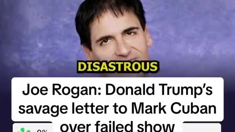 President Trump Torches Testosterone-Deficient Mark Cuban