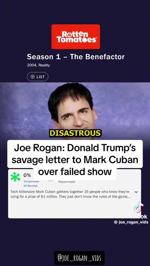 President Trump Torches Testosterone-Deficient Mark Cuban