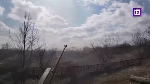 Ukraine War - The work of the BMP-2