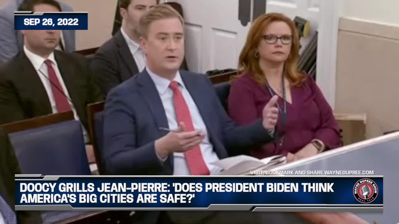 Doocy Grills Jean-Pierre: Does President Biden Think America's Big Cities Are Safe?