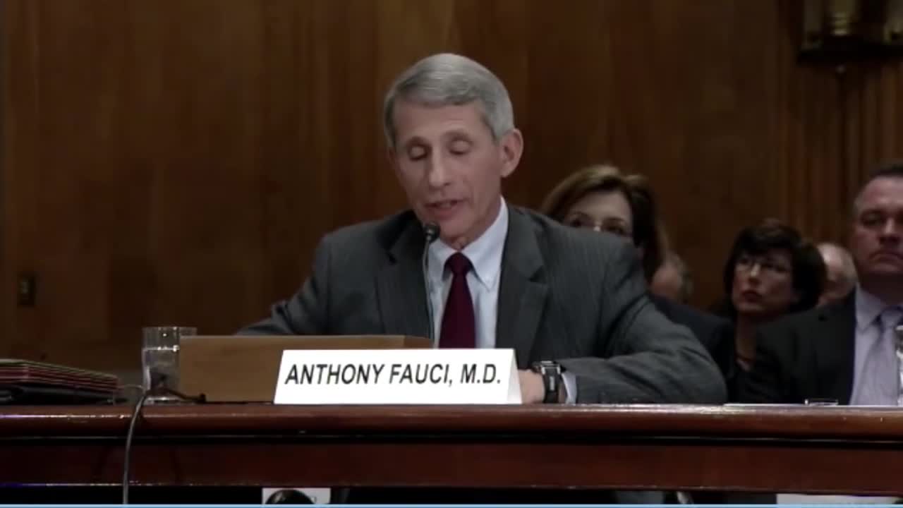 Fauci Opening Statement at 2012 "Gain of Function" Hearing
