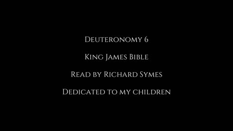 Deuteronomy 6