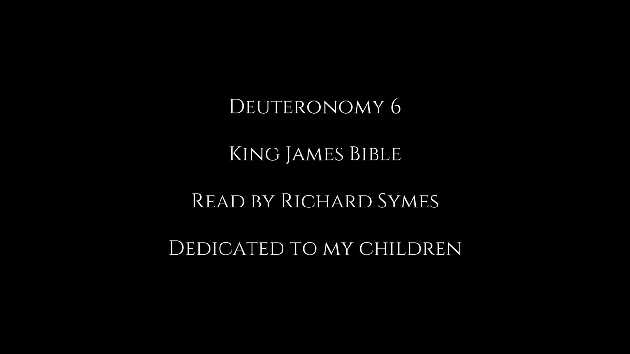 Deuteronomy 6