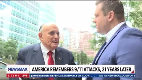 America‘s Mayor Rudy Giuliani traces the footsteps he took on 9/11.