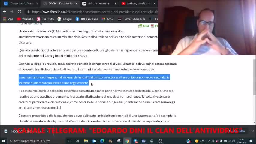 DRAGHI - GREEN PASS NON OBBLIGATORIO, ma dietro c'è la fregatura!