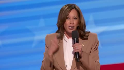 Kamala is obviously reading from a teleprompter