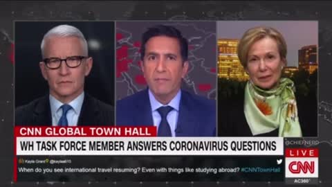 אפריל 2020 דר דבורה בירקס נתפסה בהודאה שקרן גייטס עמדה מאחורי מגבלות המגיפה