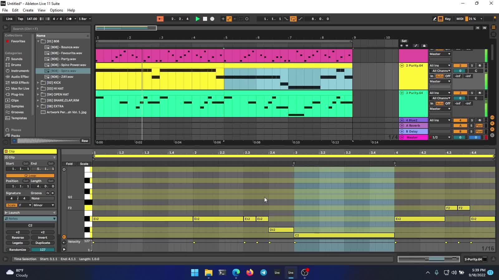 How To Make Trap Beats In Ableton Live 11 - Making Beats