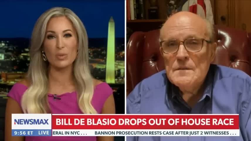 Rudy Giuliani on Bill de Blasio quitting & Chris Cuomo as a fireman