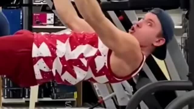 GYM prank Very funny