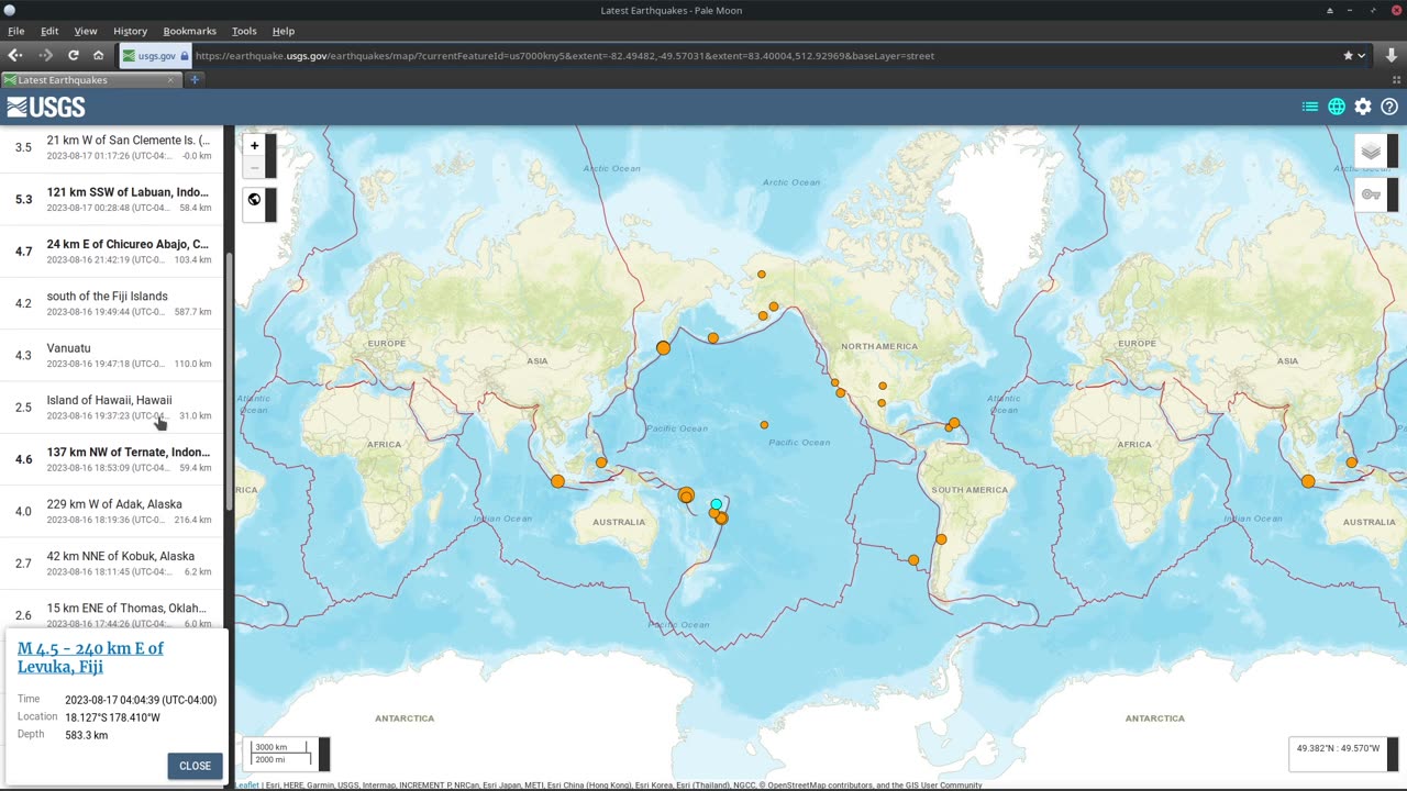 17th of the 8th month - 2023 -Earthquakes and Fires - Nightrings News