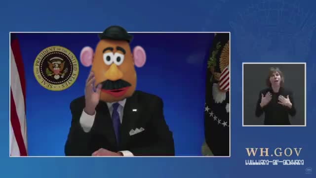 Message From Mr Potato Head Biden