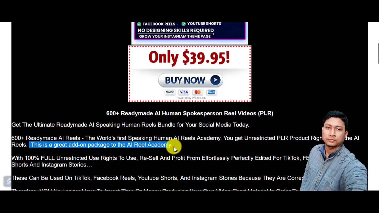 AI Viral Shorts Videos (PLR) Review - 600+ Readymade AI Human Spokesperson Reel Videos