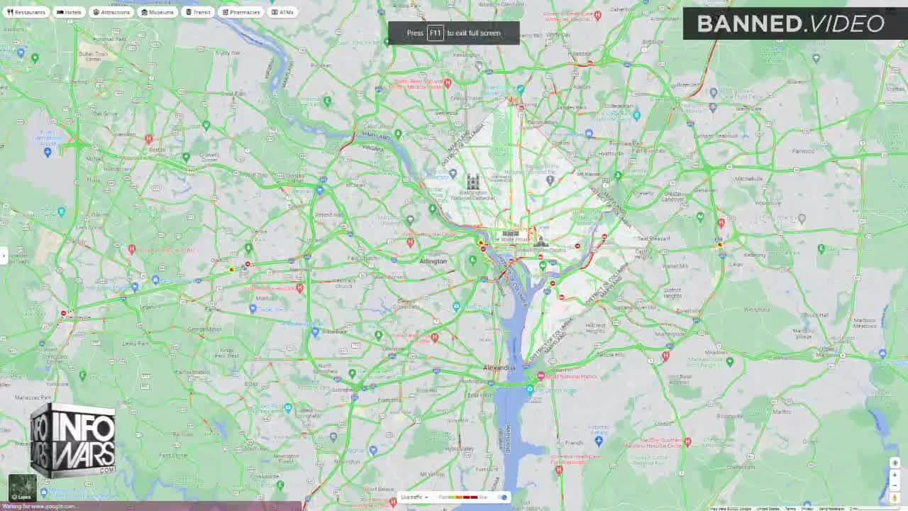Trucker Convoy Surrounds DC: Savanah Hernandez Reports