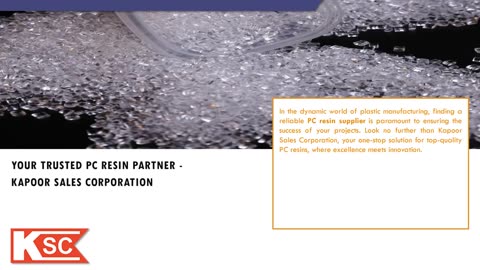 Your Trusted Pc Resin Partner - Kapoor Sales Corporation