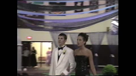 2000-01 WPHS Vids 099 Prom 065 Grand March Couple 38 by Glenn Strader