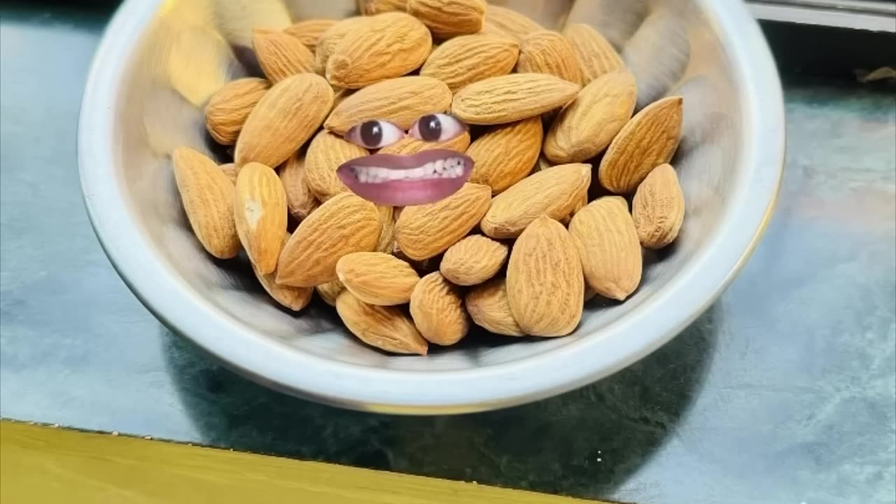 Power of Almonds ---- _ _shorts#funny #mouthboy