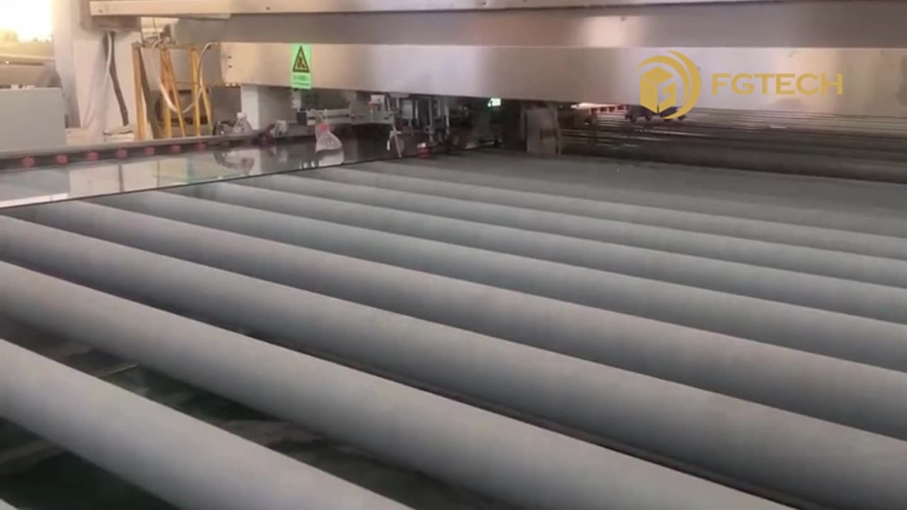 FGtech Best Glass Straight Machinne with Low-E Coated Removal