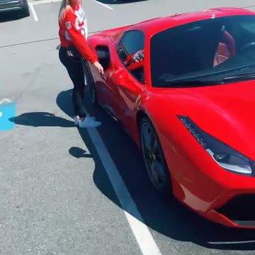 The Ferrari 488 Spider and the Matching Wife!