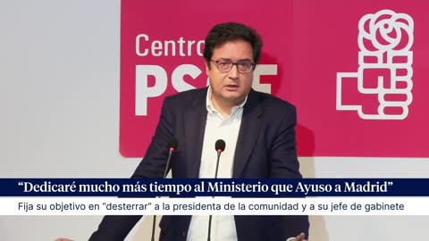 Óscar López: "Dedicaré mucho más tiempo al Ministerio que Ayuso a la Comunidad de Madrid"