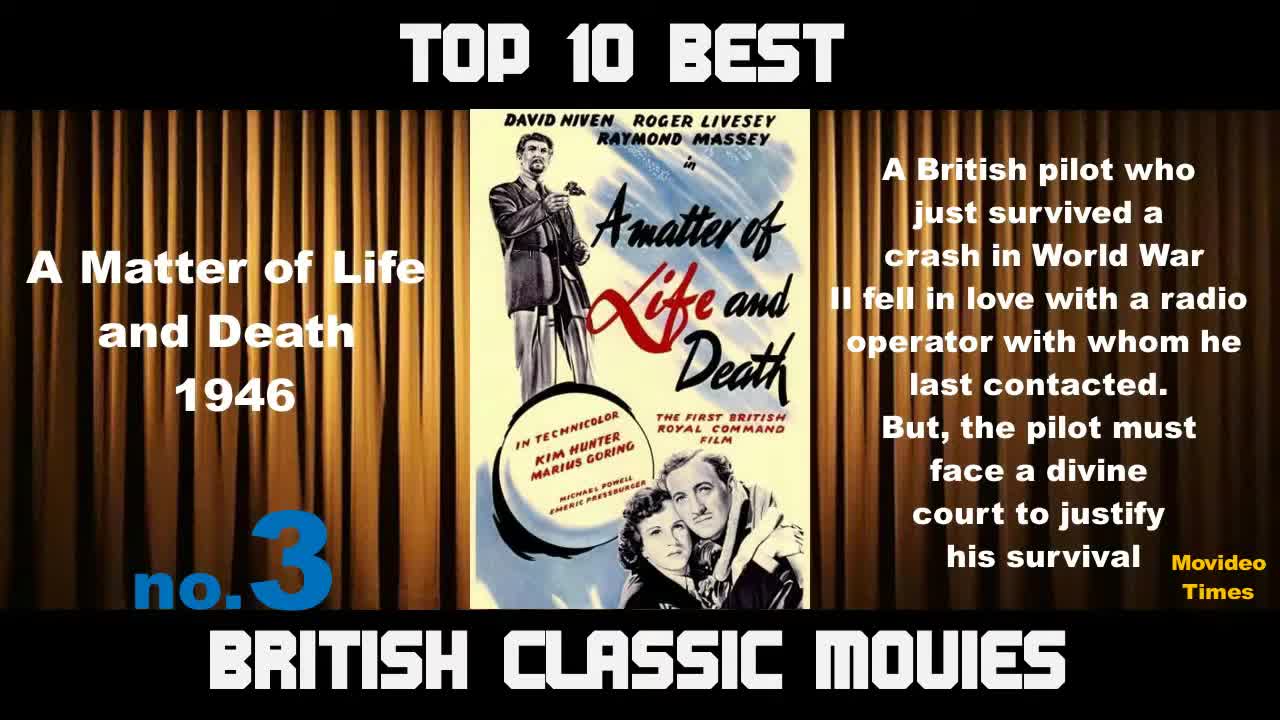 Top 10 (ten) best British classic movies