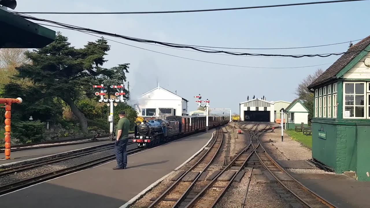 Hurricane Arrives Into New Romney Station, Kent UK 2019