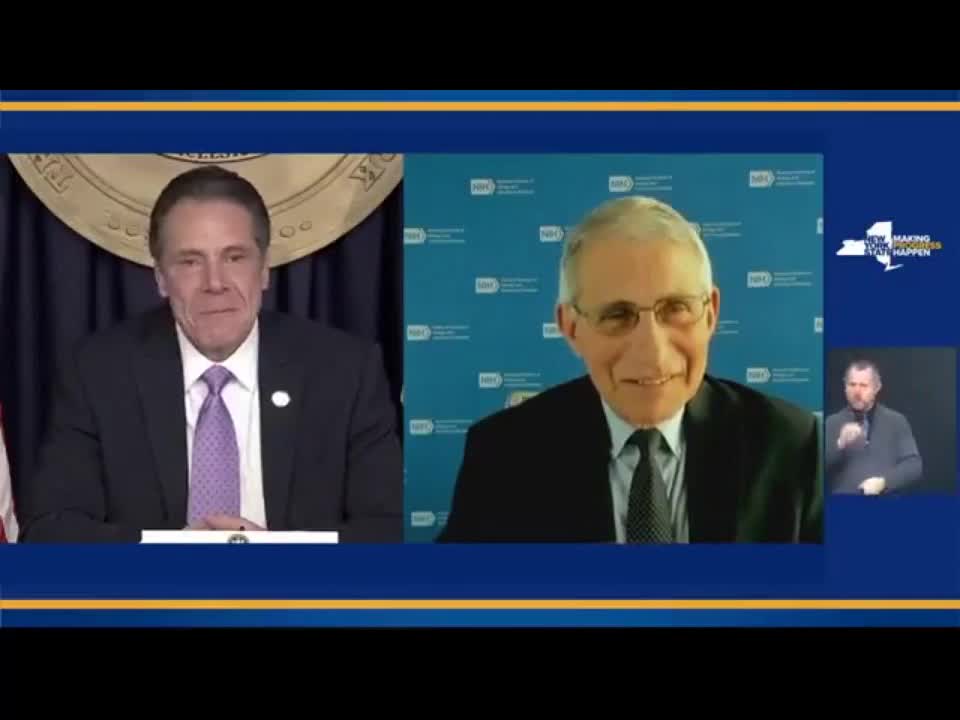 Andrew Cuomo to Dr. Fauci: "We're like the modern day De Niro and Pacino."