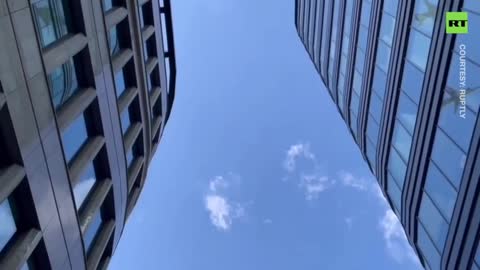 Aircraft fly over Moscow in Z formation for V-Day rehearsal