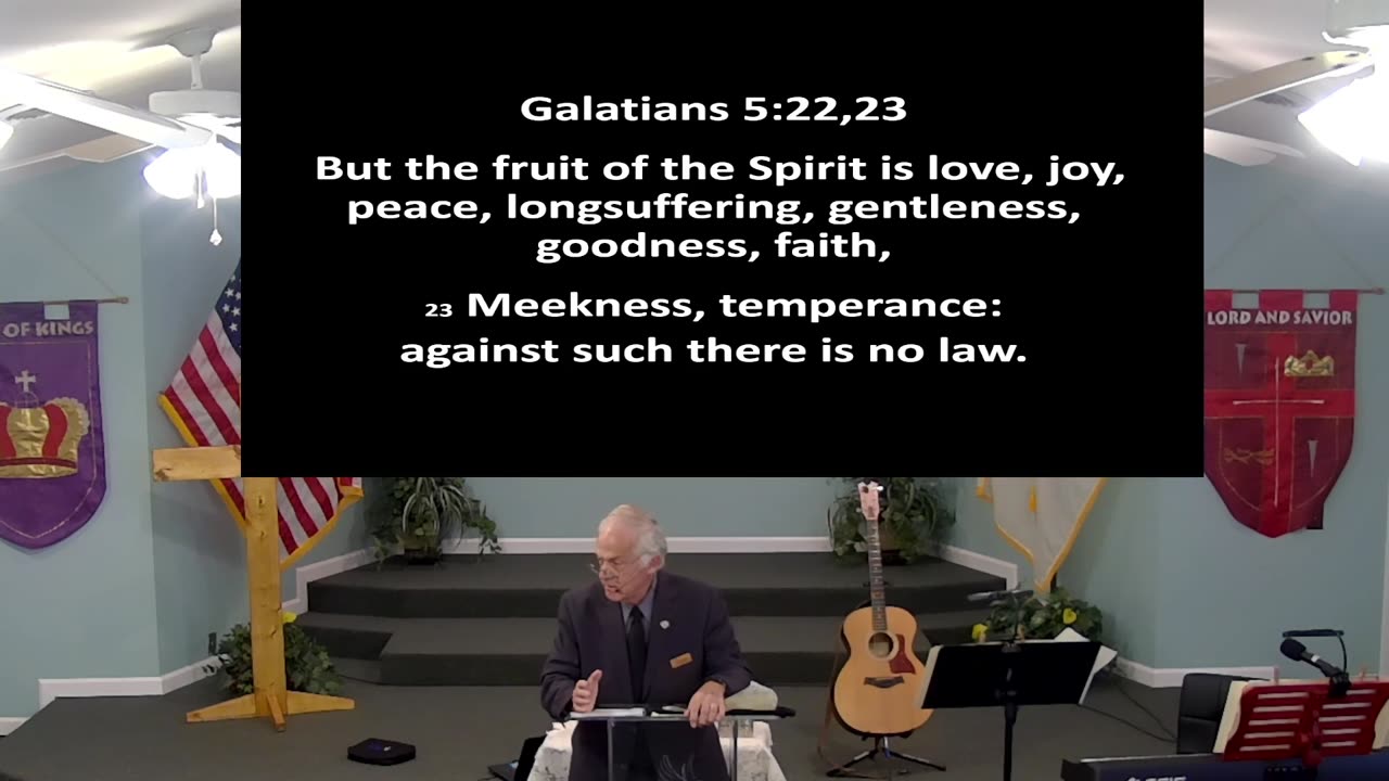Fruit of "The Holy Spirit" and "Not of Man" Gal 5:22