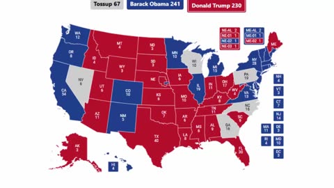 2028 Election Prediction - Barack Obama vs Donald Trump (third term)