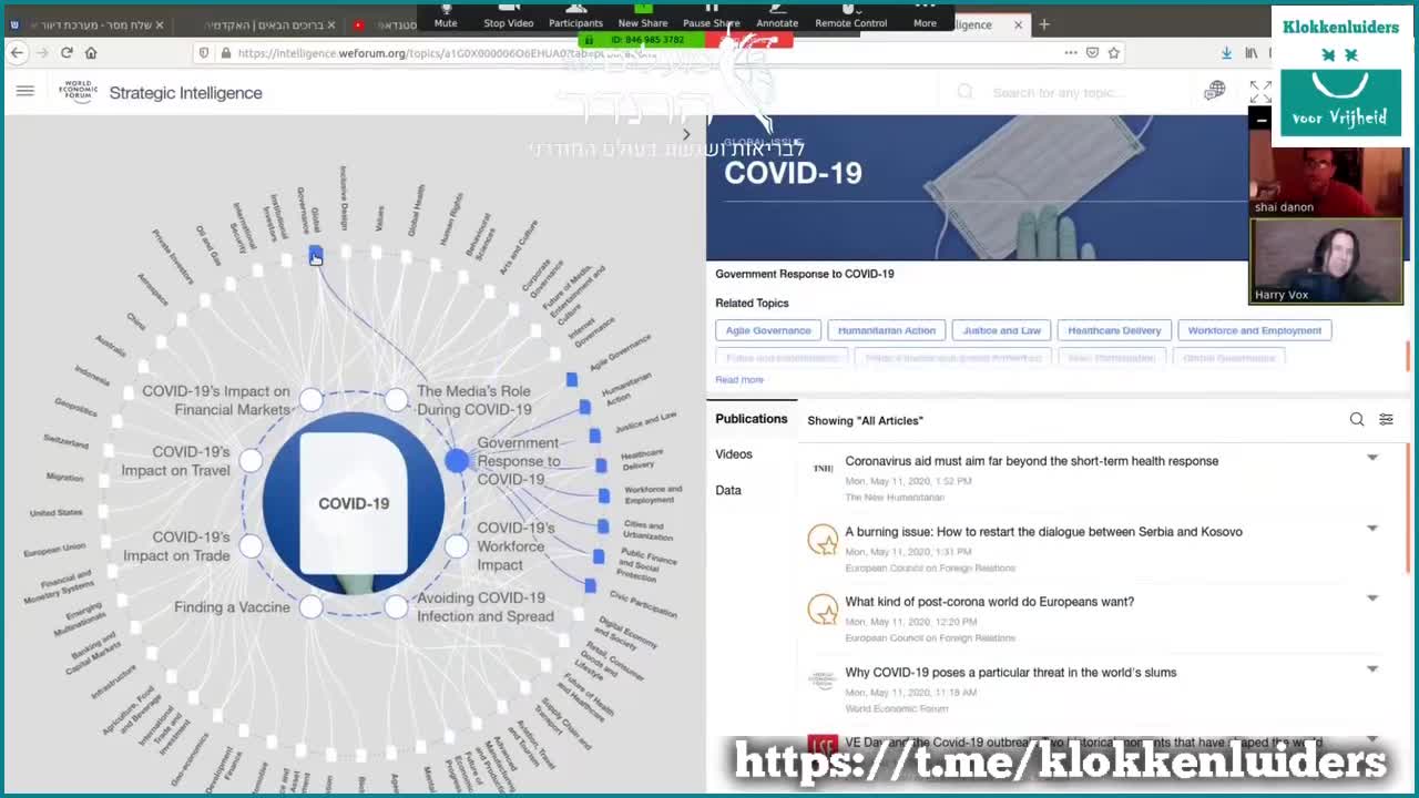 World economic forum website - 5G Control