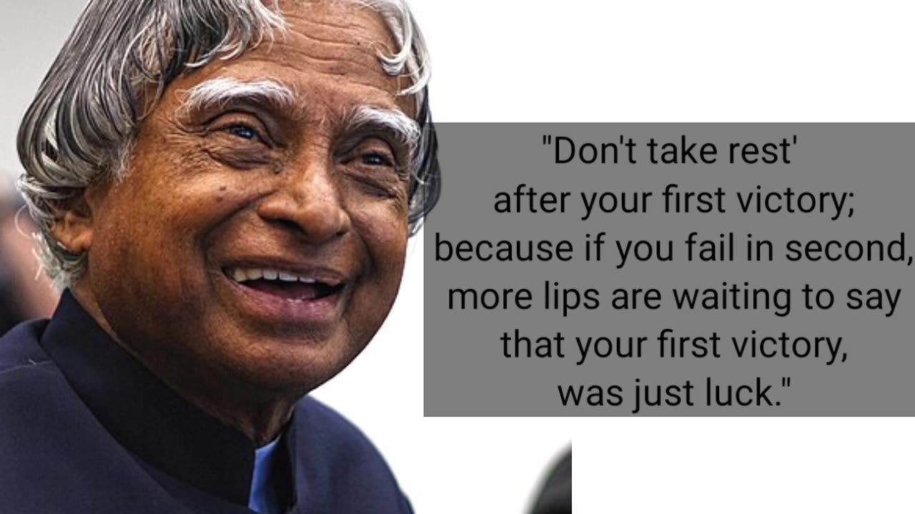 Apj abdul kalam motivational speech