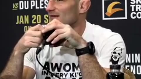 UFC fighter Sean Strickland: "Are you gay?"