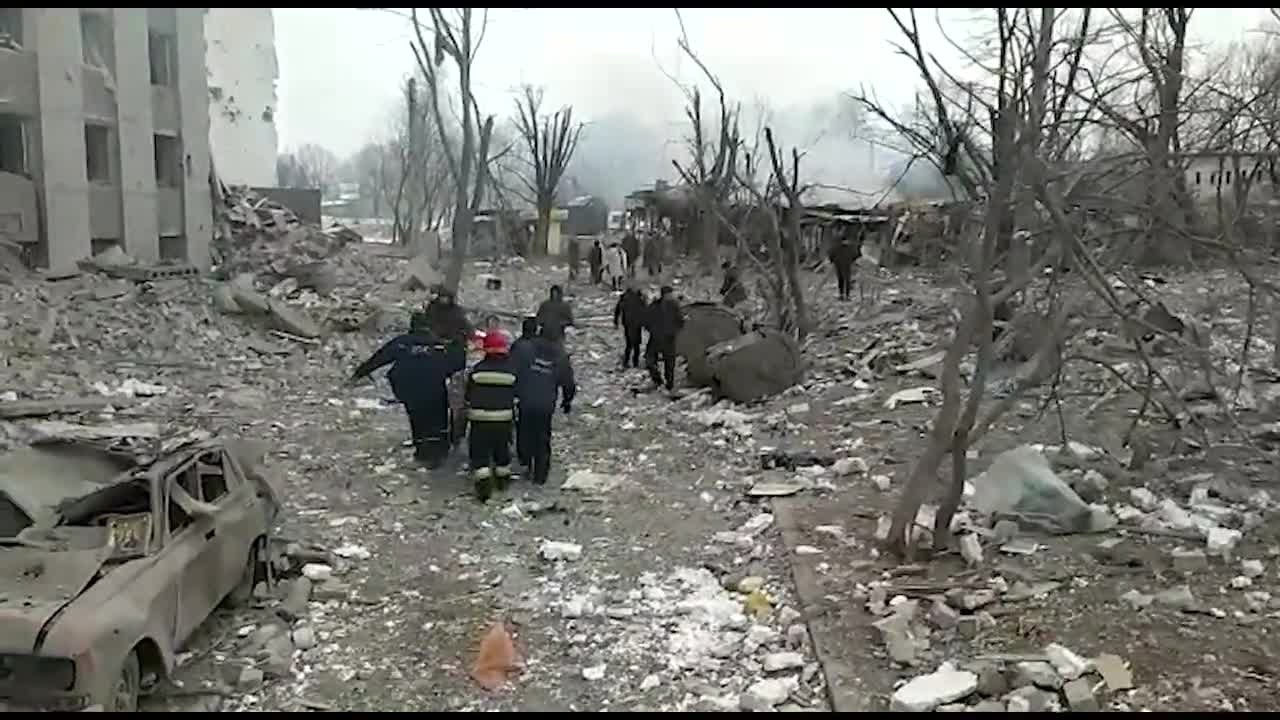 Chernihiv, northeast of Kiev, near the Russian border