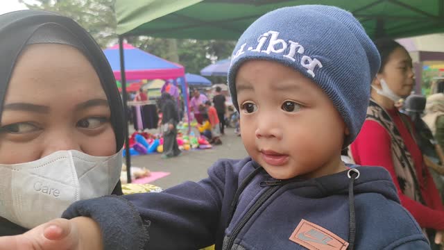 Car free day | my son verry happy | play ground