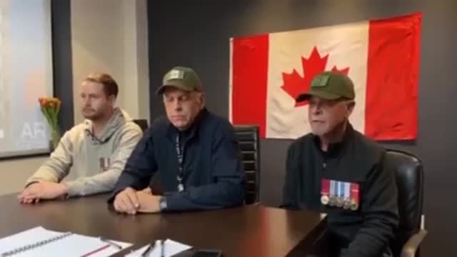 Former Canadian military & police call on veterans & retired police to come to Ottawa.