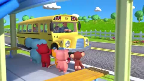 Wheels on the Bus _ @CoComelon Nursery Rhymes & Kids Songs