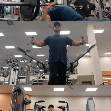 Mi día de entrenamiento de pecho y triceps. My day Training chest and triceps 💪.