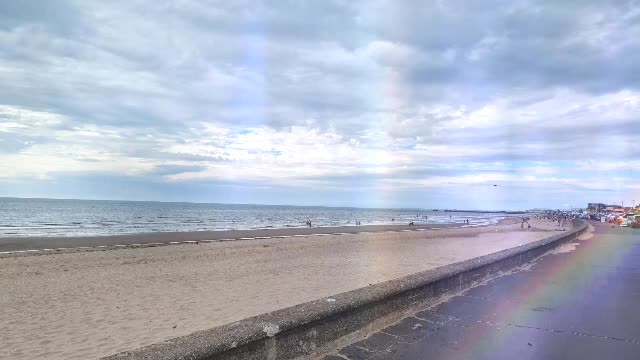 Day out to Ayr beach in Scotland