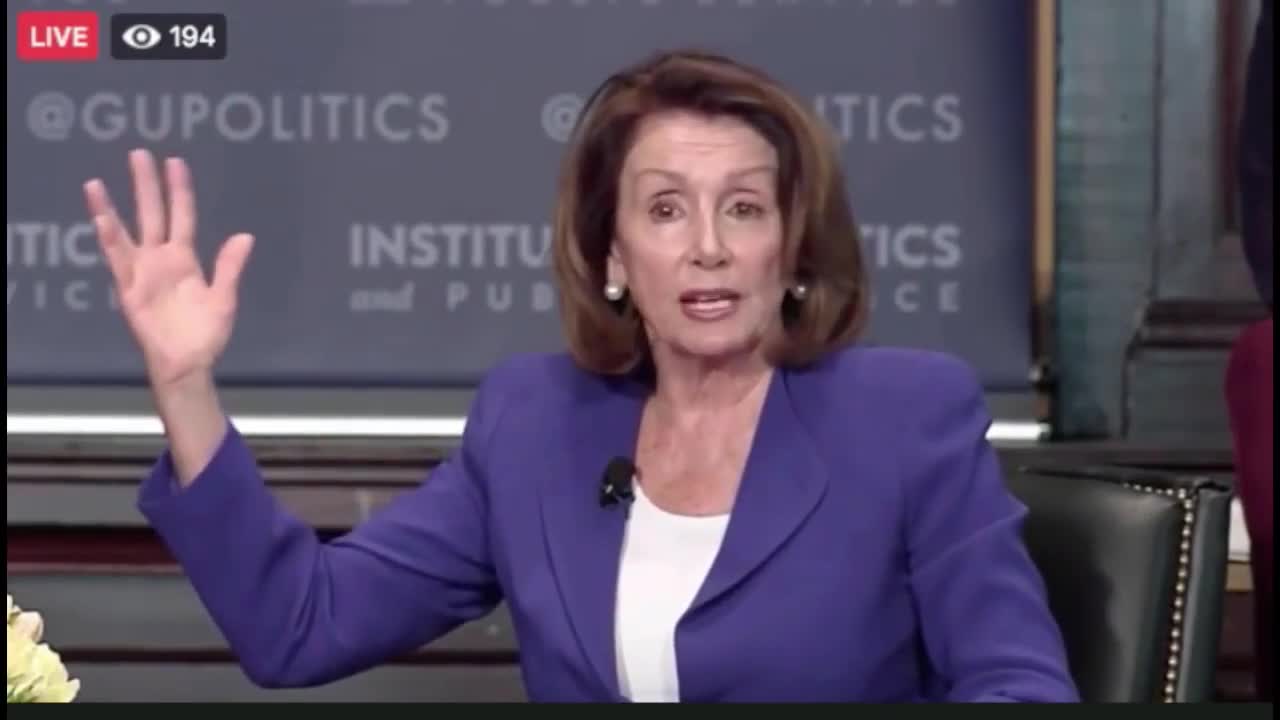 College freshman triggers Pelosi over 'crumbs' remark; This is GOLD!