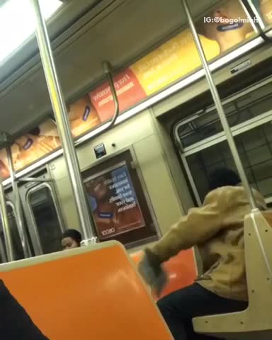 Subway guy dances to indian music while sitting down