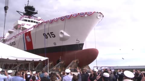 The patrol ship WMSM-915 Argus was launched in the USA for the US Coast Guard.