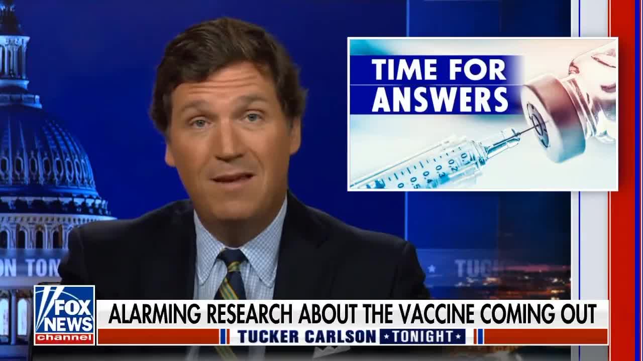 Tucker - Alarming Research about Vaccine coming out 🚨