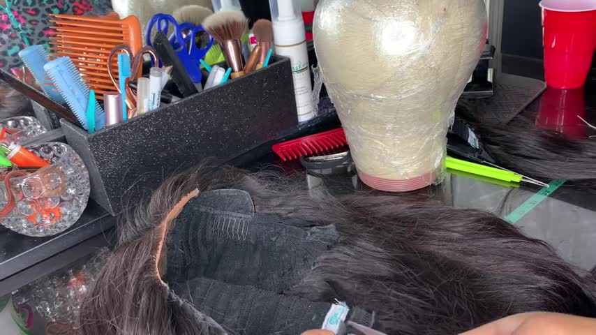 How to resize a pre made wig