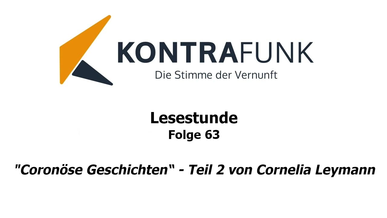 Lesestunde - Folge 63: „Coronöse Geschichten“ - Teil 2 von Cornelia Leymann