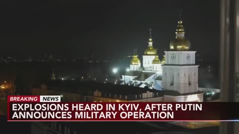 BREAKING NEWS: Russian President Vladimir Putin announces military operation in Ukraine